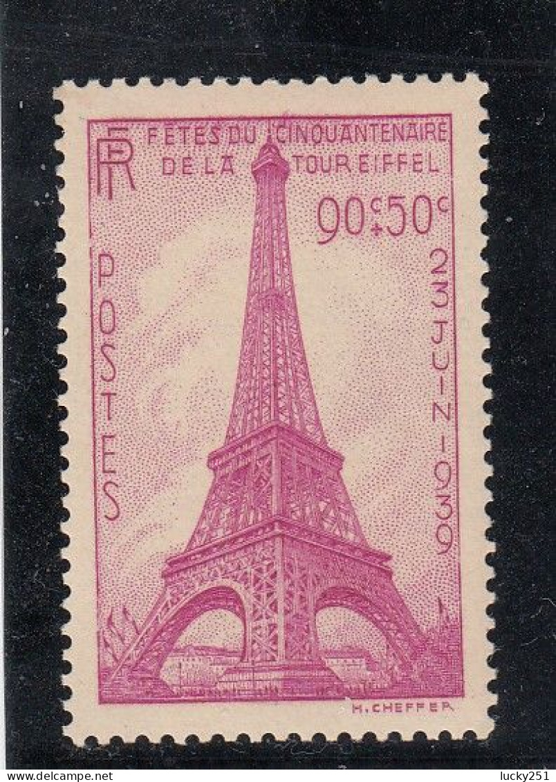 France - Année 1939 - Neuf** - N°YT 429** - Cinquantenaire De La Tour Effel - Nuevos