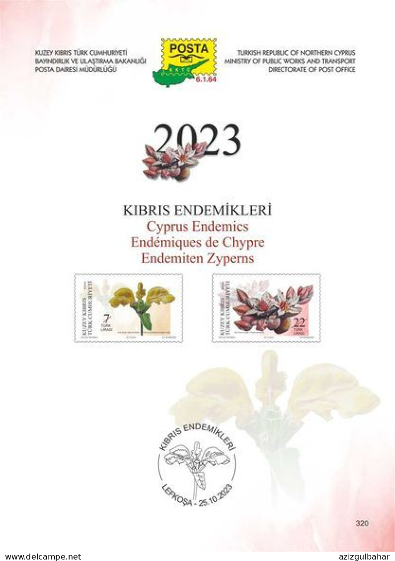 2023 - PLANTS - CYPRUS ENDEMICS - SHEETS - Geneeskrachtige Planten