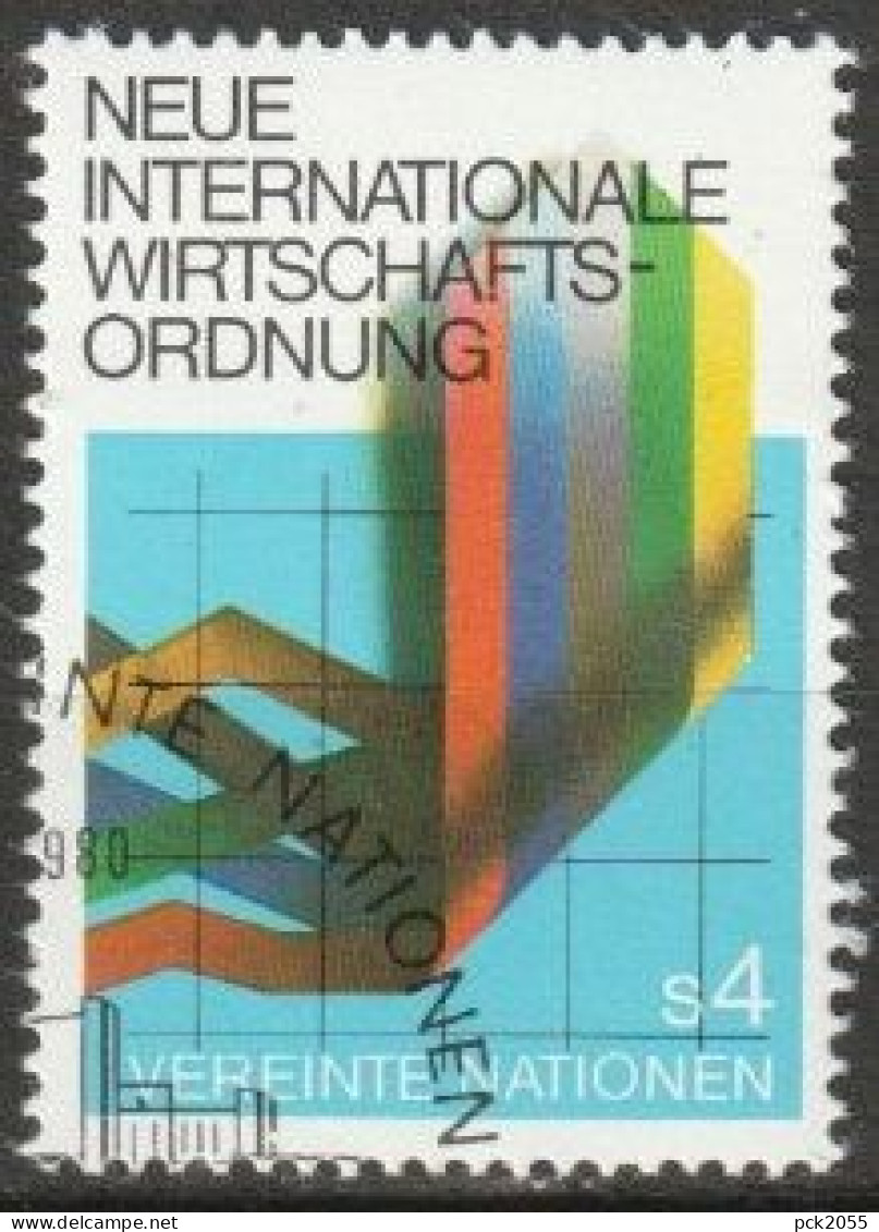 UNO Wien 1980 MiNr.7 O Gest. Intern. Wirtschaftsordnung ( 1651) Günstige Versandkosten - Usados