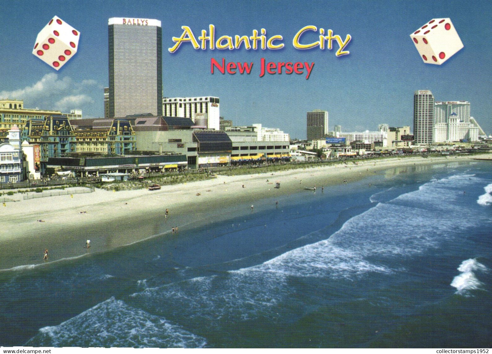 ATLANTIC CITY, BEACH, ARCHITECTURE, SKYLINE, UNITED STATES - Atlantic City