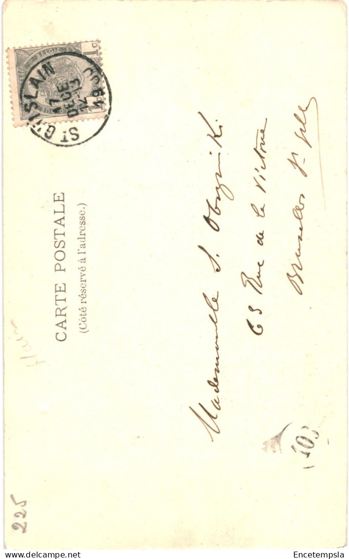 CPA Carte Postale Belgique Saint-Ghislain   Le Pilori Et Le Couvent 1900 VM72962ok - Saint-Ghislain