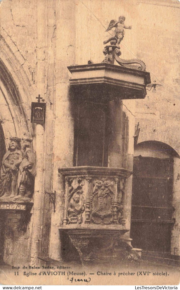 FRANCE - Avioth - Eglise D'Avioth - Chaire à Prêcher - Carte Postale Ancienne - Avioth