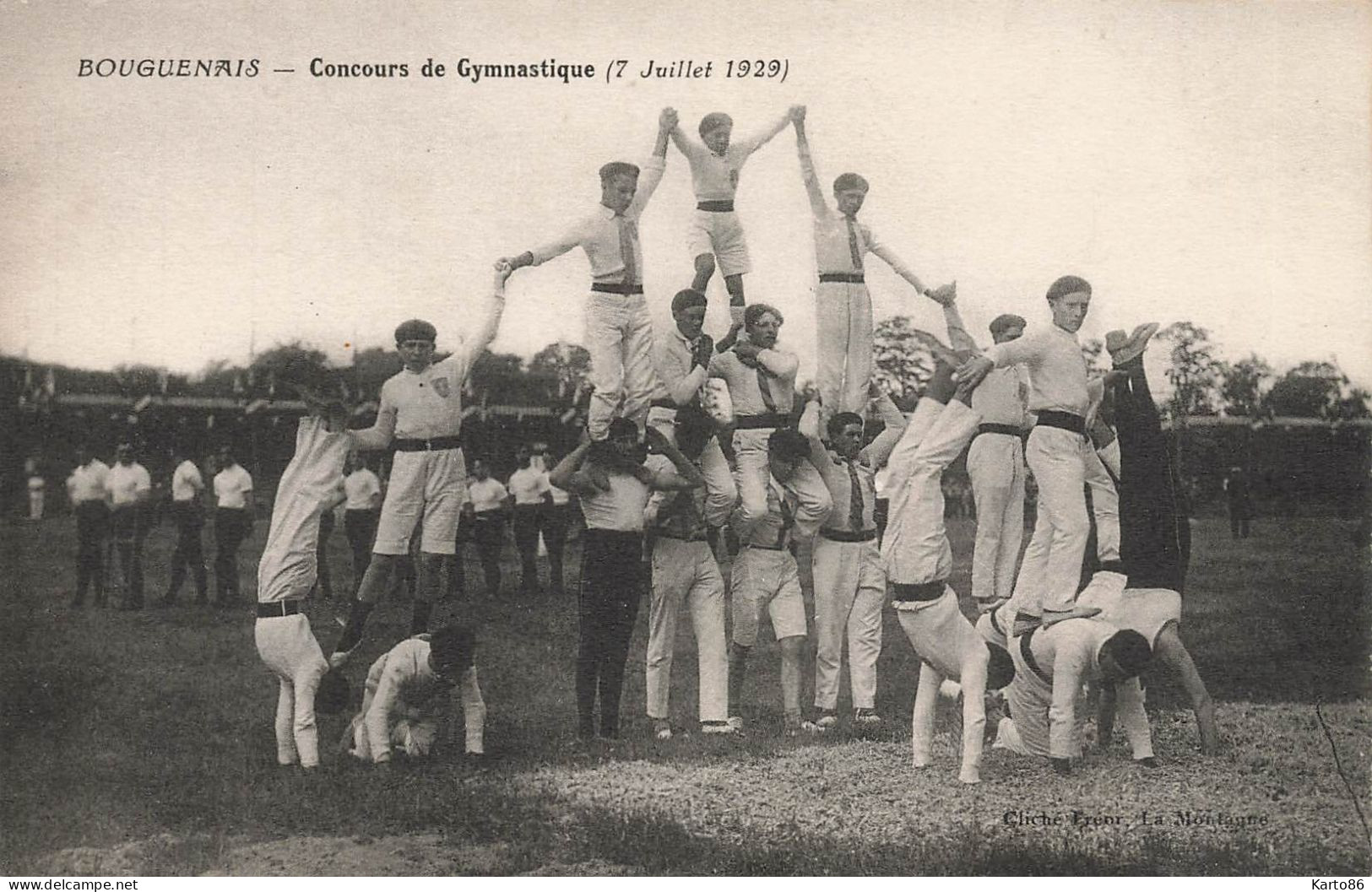 Bouguenais * Le Concours De Gym Gymnastique Le 7 Juillet 1929 * Gymnastes , Mouvement D'ensemble - Bouguenais