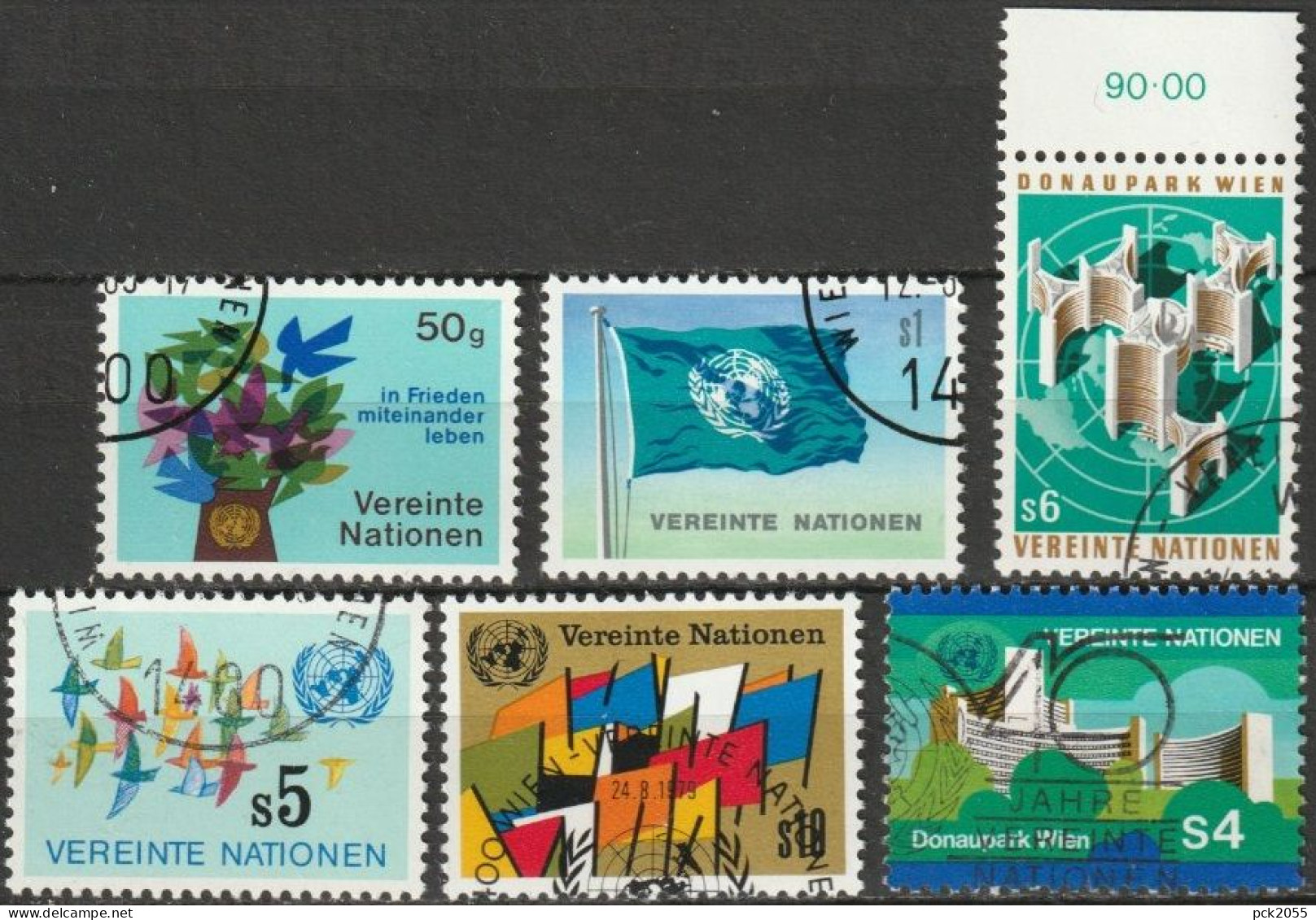 UNO Wien 1979 Mi-Nr.1 - 6 O Gest. Kompletter  Jahrgang ( 1732) Günstige Versandkosten - Used Stamps