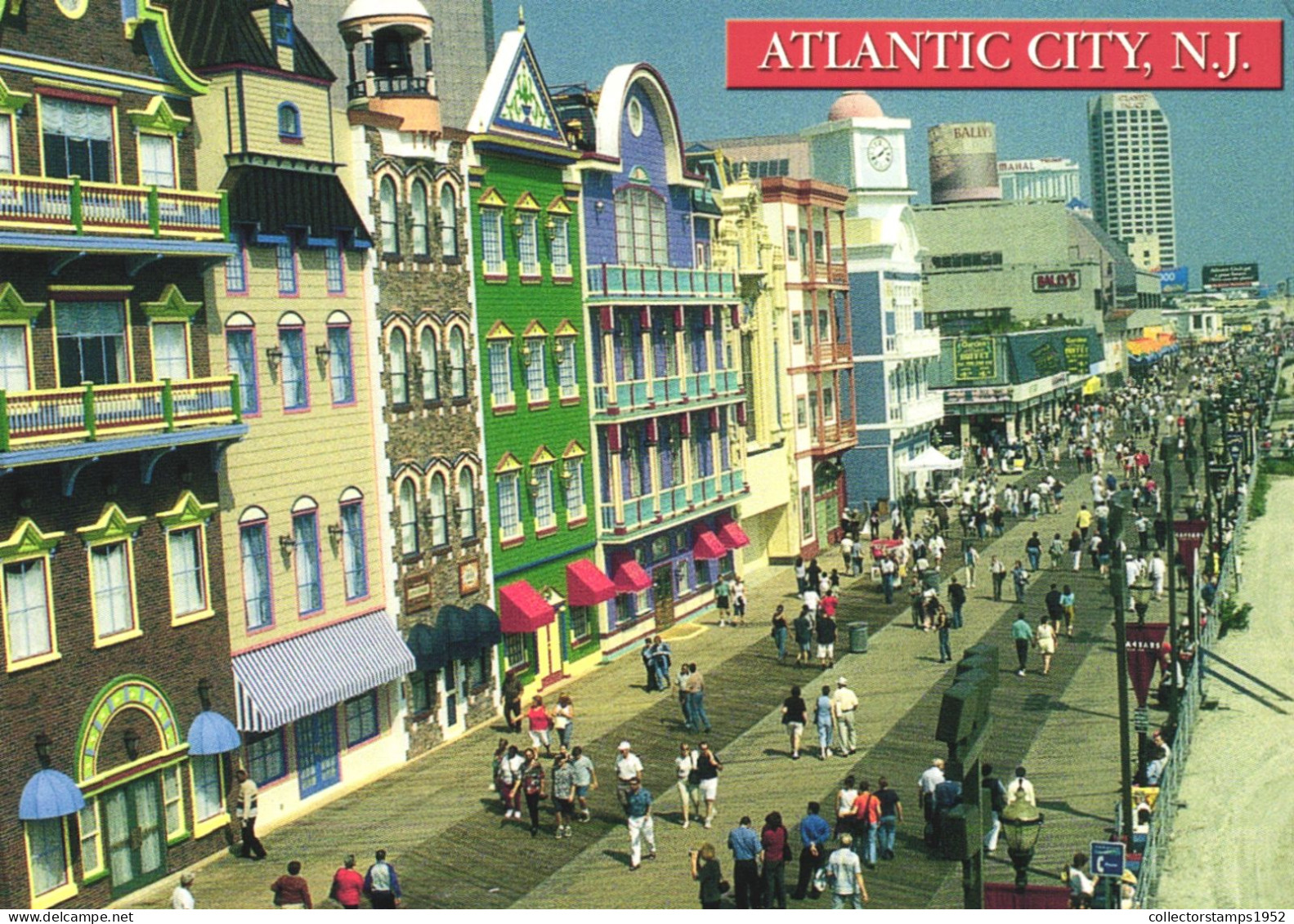 ATLANTIC CITY, ARCHITECTURE, BOARDWALK, UNITED STATES - Atlantic City