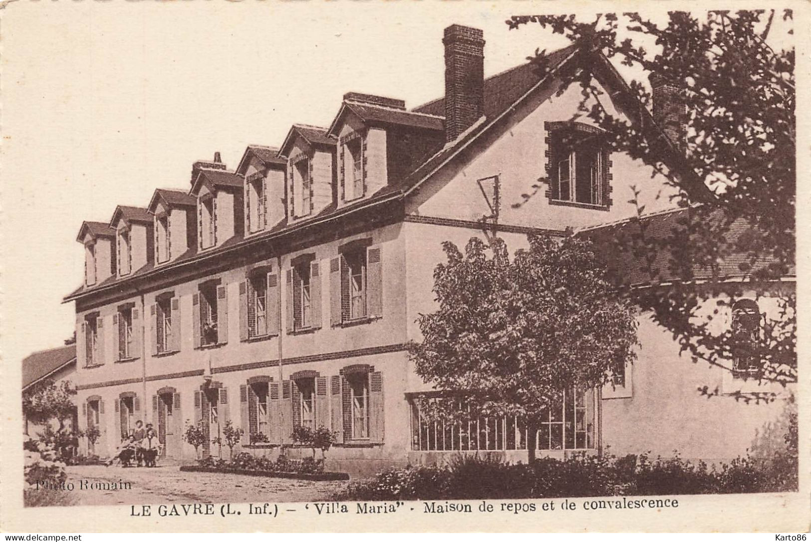 Le Gâvre * 2 Cpa * La Villa MARIA * Maison De Repos Et De Convalescence - Le Gavre