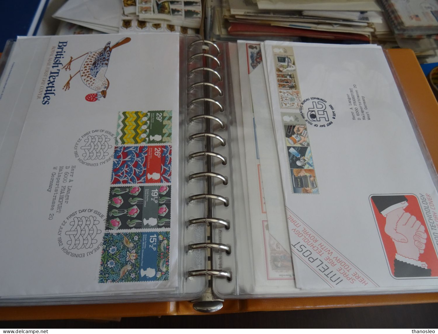 Great Britain 1972-1994 FDC Collection Almost Complete in 8 Lindner albums with slipcase VF