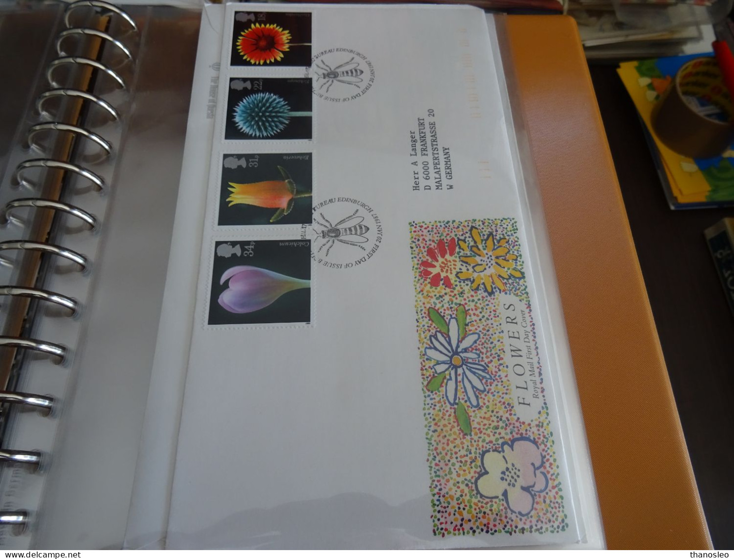 Great Britain 1972-1994 FDC Collection Almost Complete in 8 Lindner albums with slipcase VF