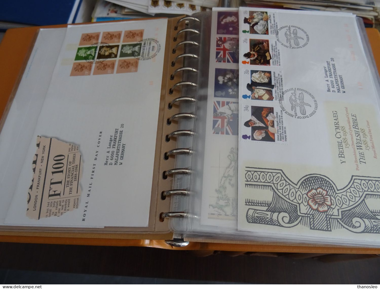 Great Britain 1972-1994 FDC Collection Almost Complete in 8 Lindner albums with slipcase VF