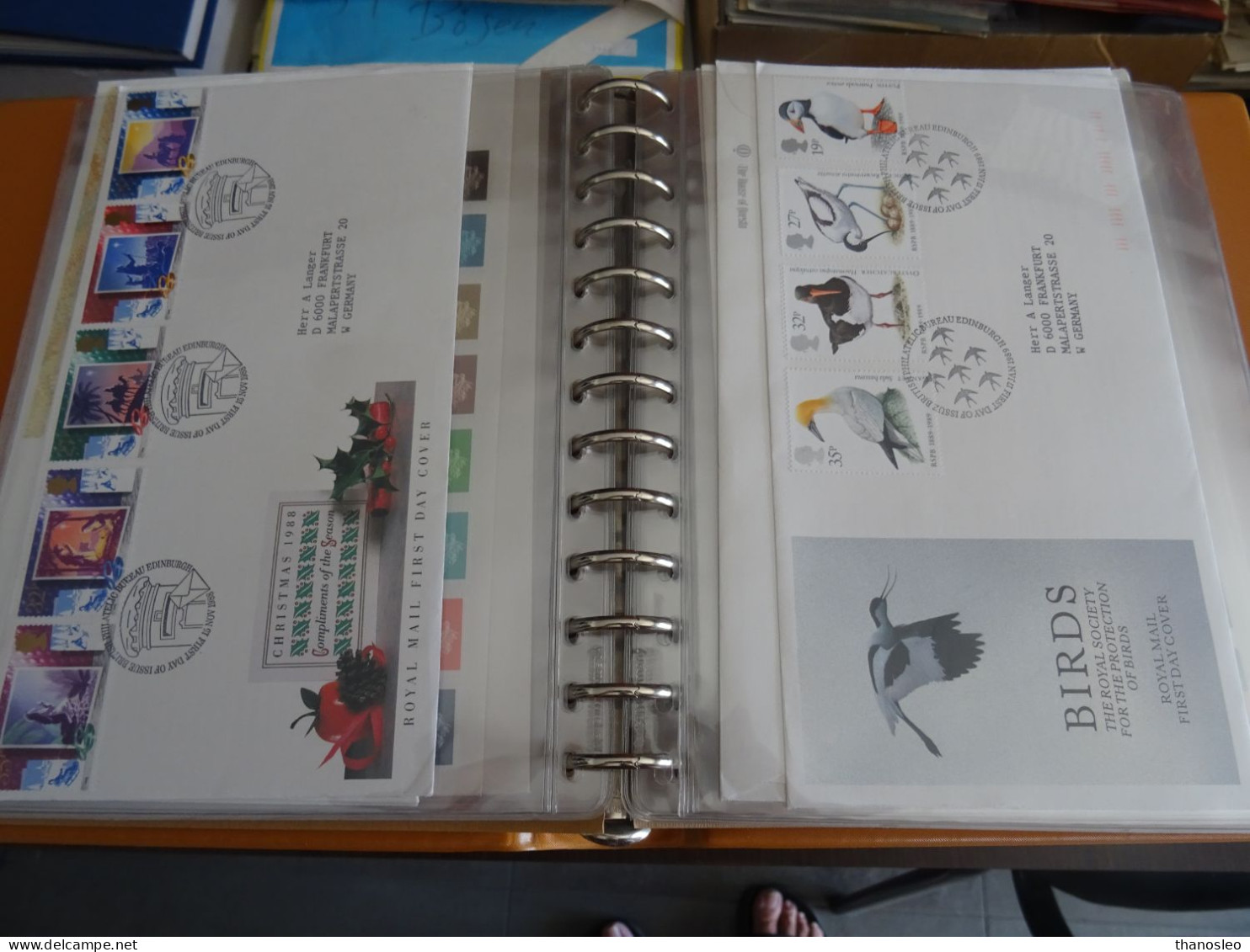 Great Britain 1972-1994 FDC Collection Almost Complete in 8 Lindner albums with slipcase VF