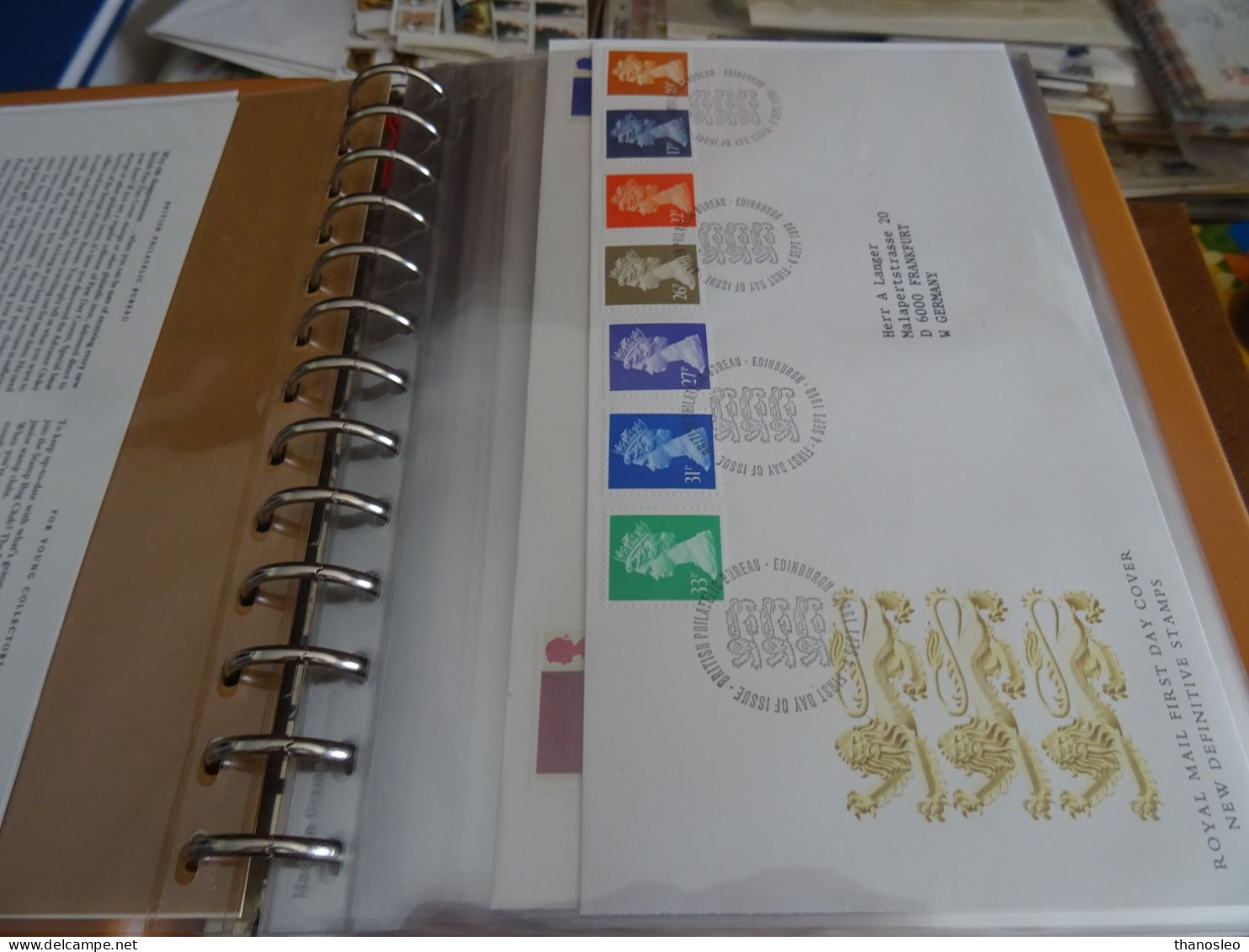 Great Britain 1972-1994 FDC Collection Almost Complete in 8 Lindner albums with slipcase VF