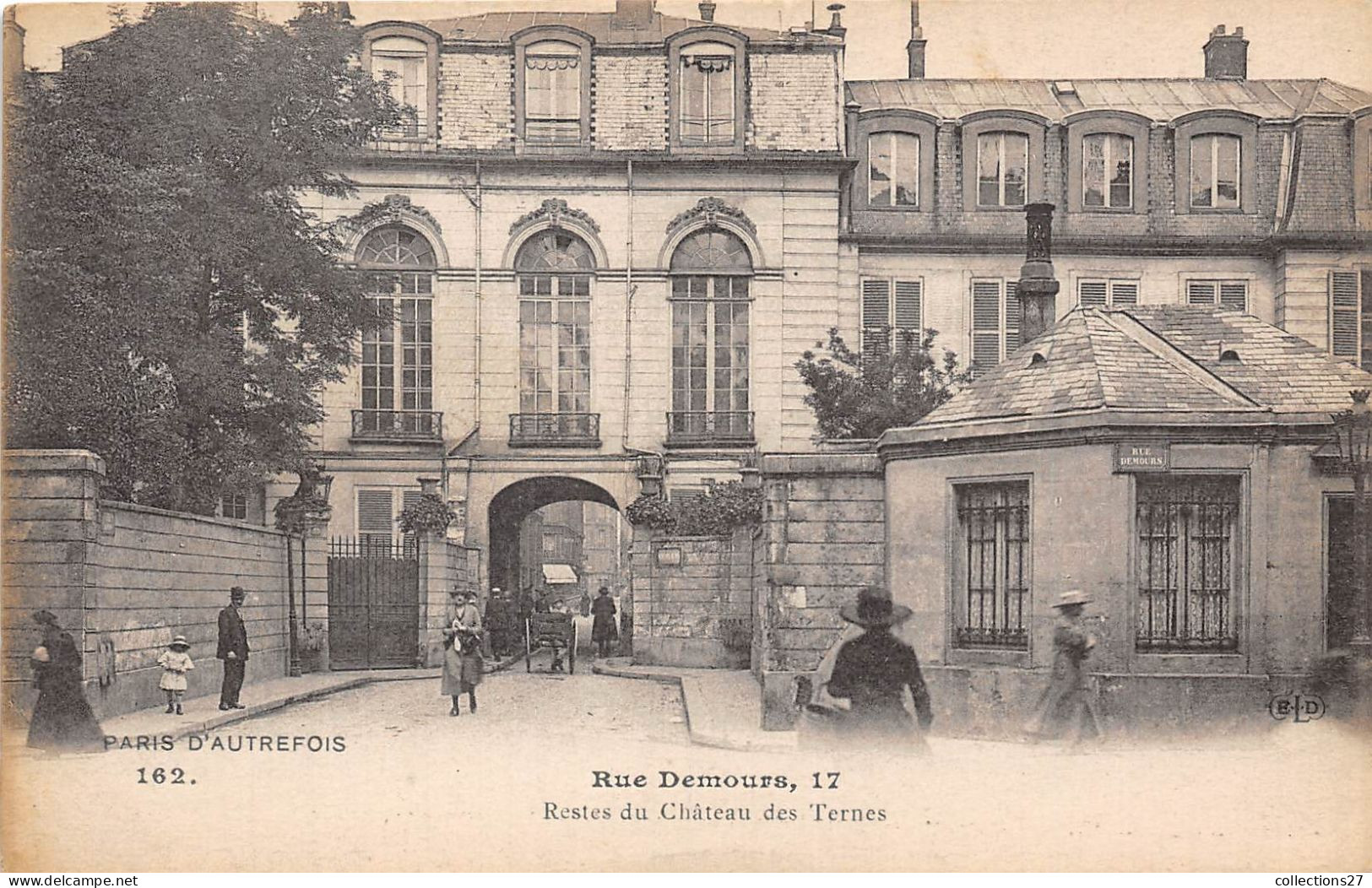 PARIS- 75017- RUE DEMOURS , 17 - RESTES DU CHÂTEAU DES TERNES - Arrondissement: 17