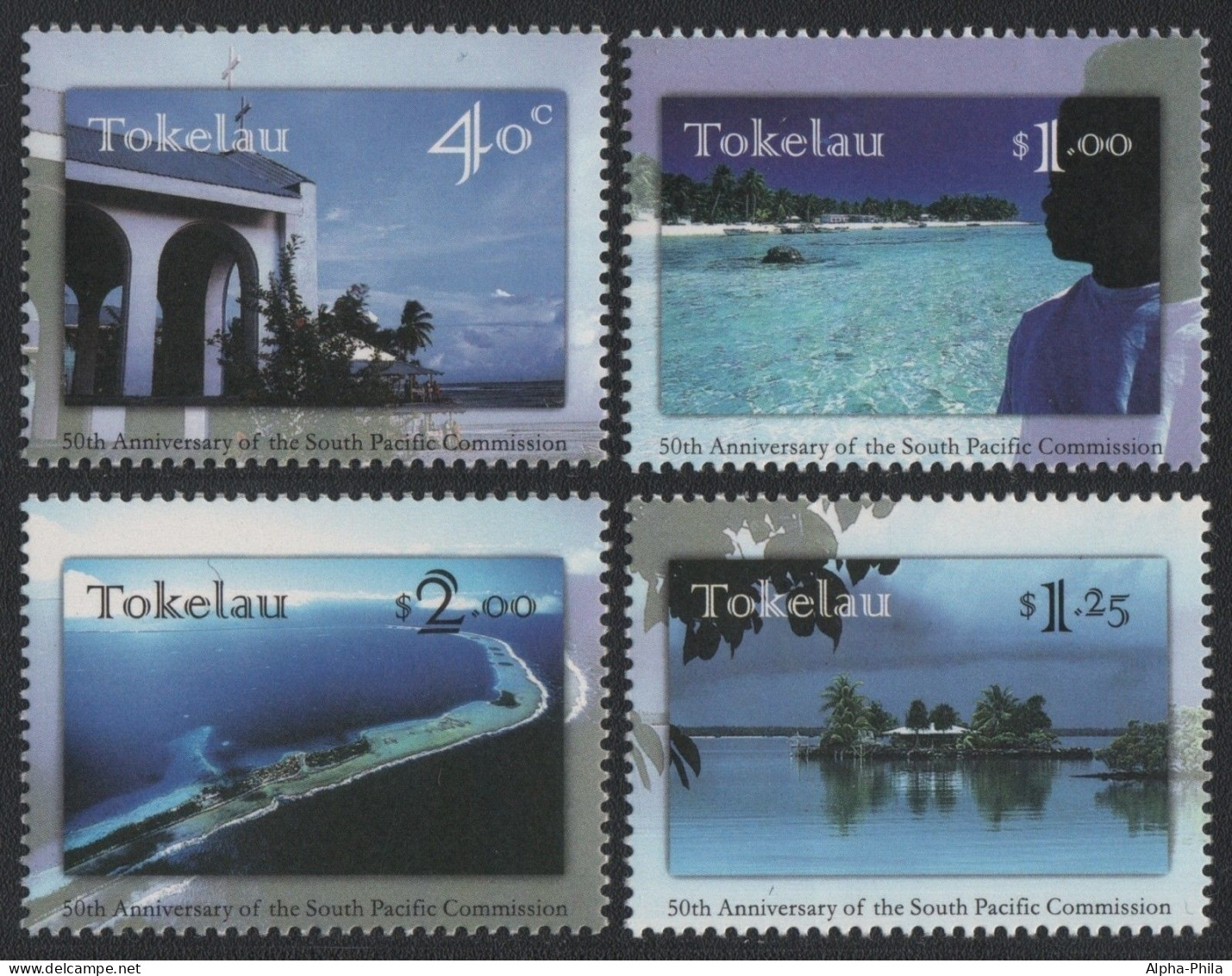 Tokelau 1997 - Mi-Nr. 249-252 ** - MNH - Natur - Landschaften - Tokelau