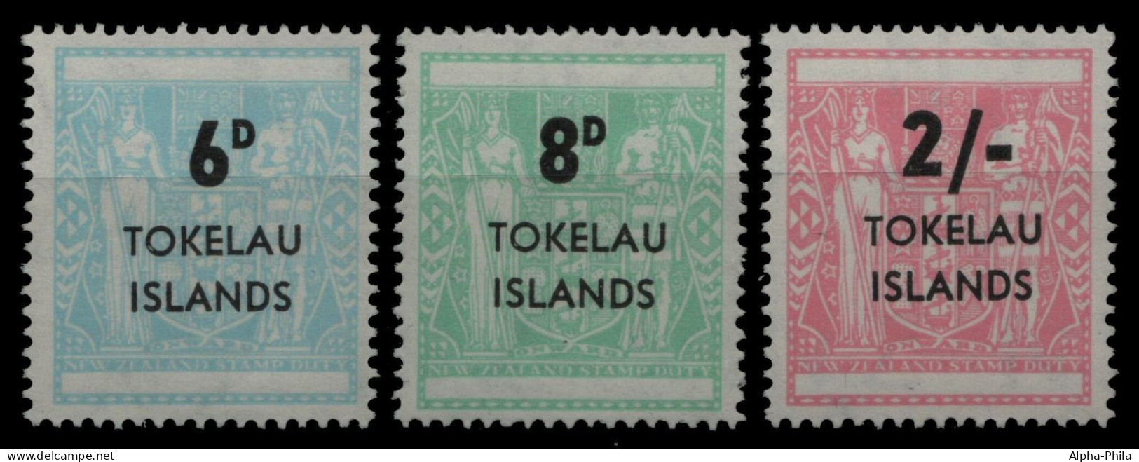 Tokelau 1966 - Stempelmarken - Mi-Nr. 1-3 ** - MNH - Tokelau