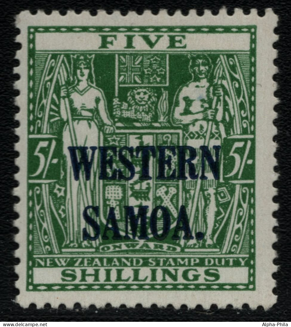 Samoa 1945 - Mi-Nr. 21 * - MH - Stempelmarke - Samoa Américaine