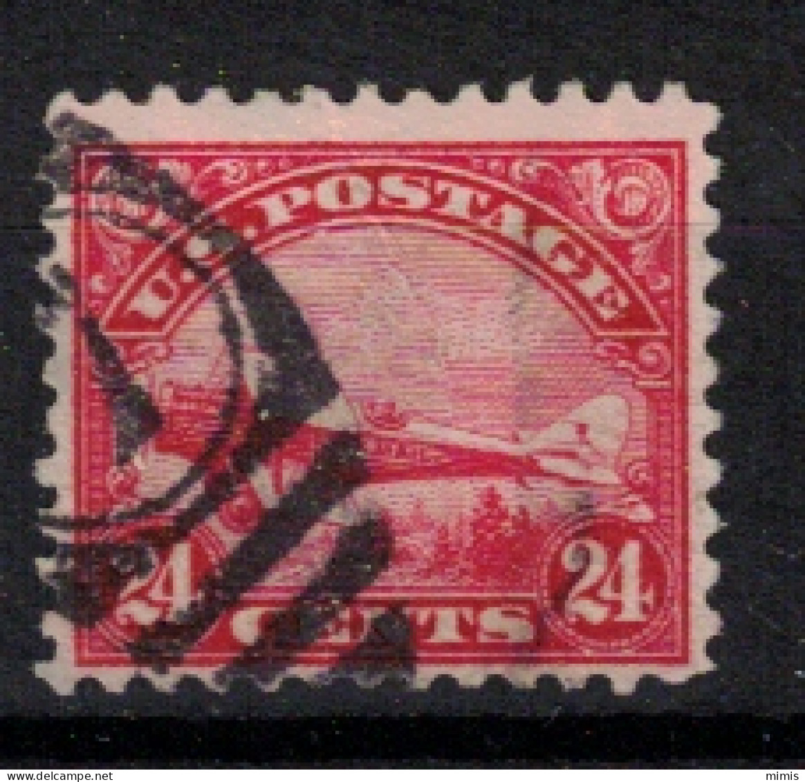 USA   Poste Aérienne   N° 6 - 1a. 1918-1940 Usati