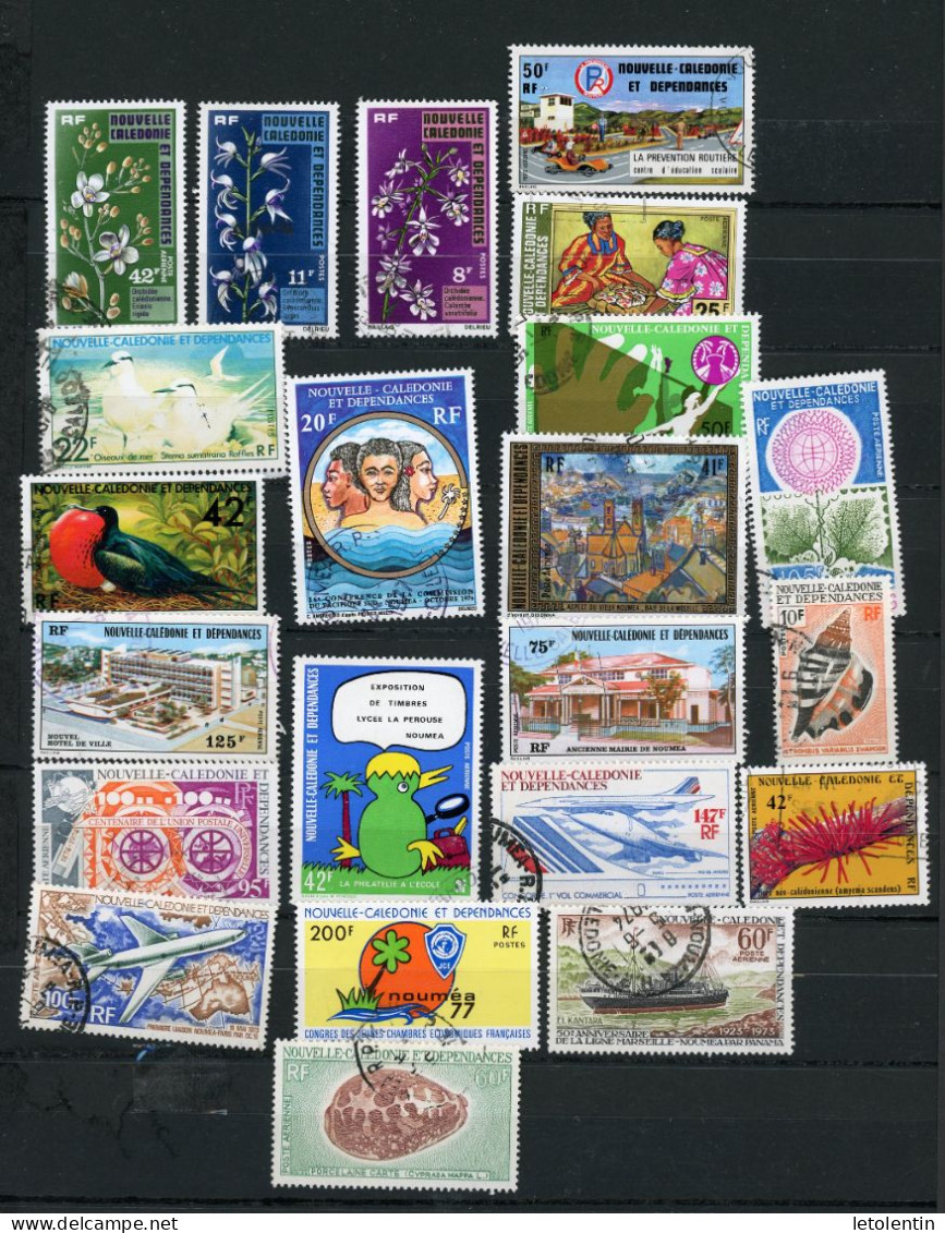 Nelle-CALEDONIE RF -   LOT DE TIMBRES DE POSTE & POSTE AERIENNE OBLITÉRÉ (COTE ENV. 250 €) - Lots & Serien