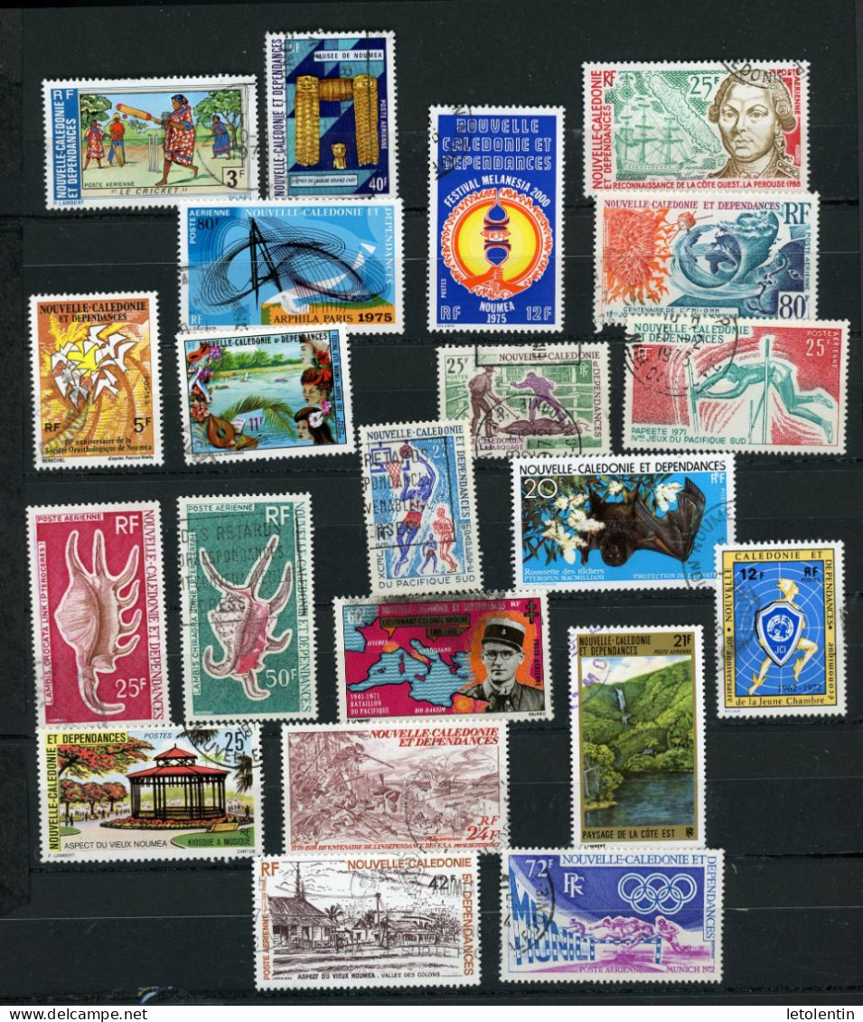 Nelle-CALEDONIE RF -   LOT DE TIMBRES DE POSTE & POSTE AERIENNE OBLITÉRÉ (COTE ENV. 250 €) - Collections, Lots & Séries