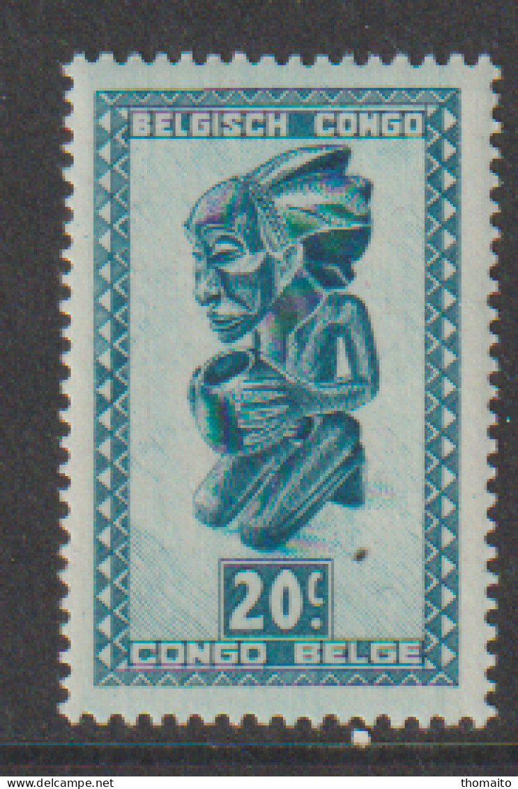 Belgisch Congo Belge - 1947 - OBP/COB 279 - Masker - MNH/**/NSC - Ongebruikt