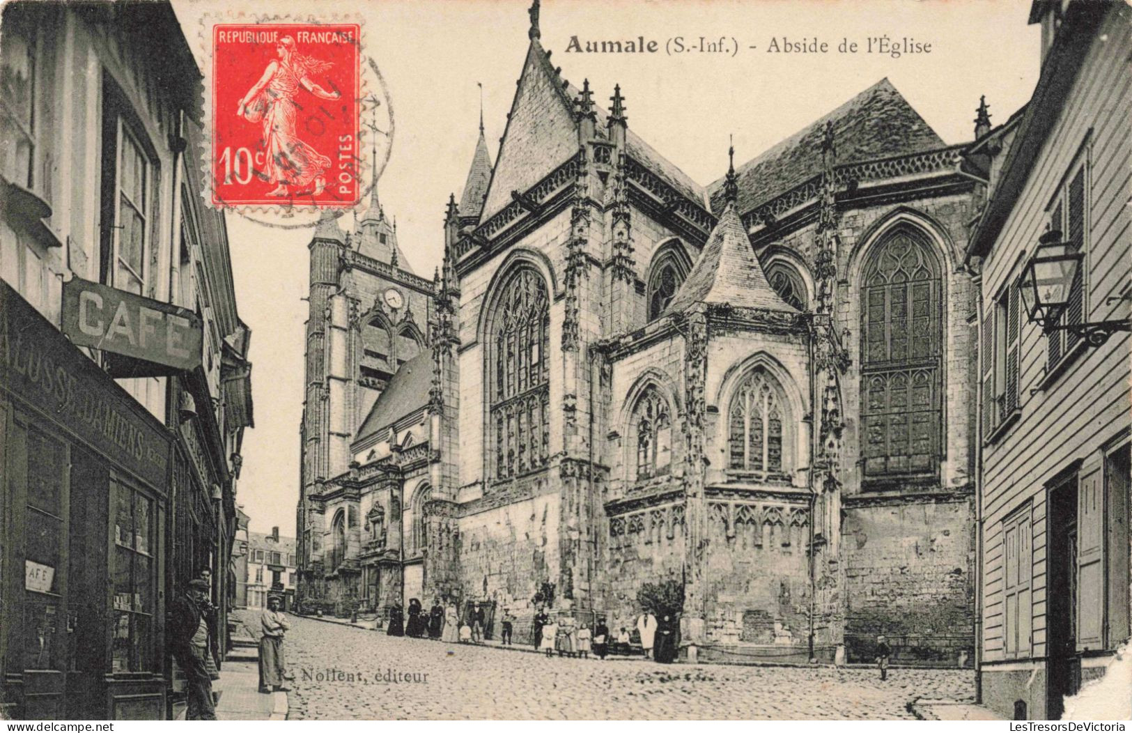 FRANCE - Aumale - Abside De L'église - Carte Postale Ancienne - Aumale