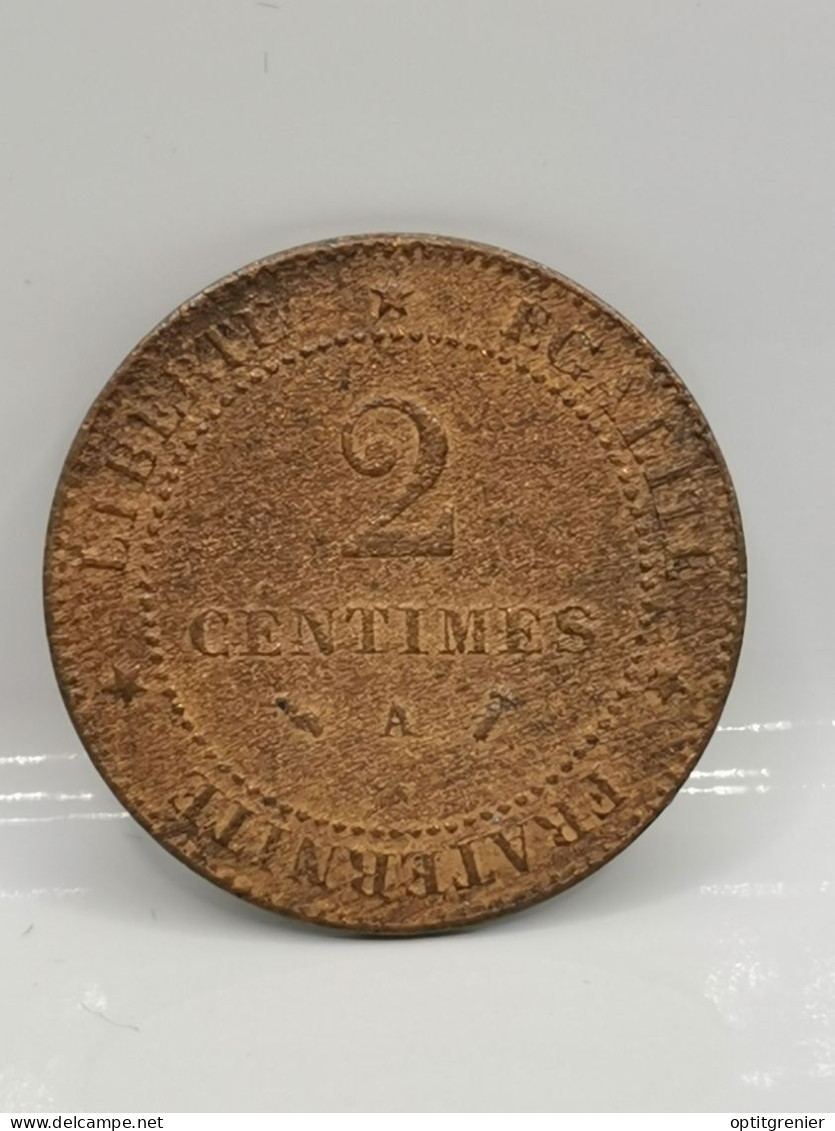2 CENTIMES CERES 1889 A PARIS 600000 EX. / FRANCE - 2 Centimes