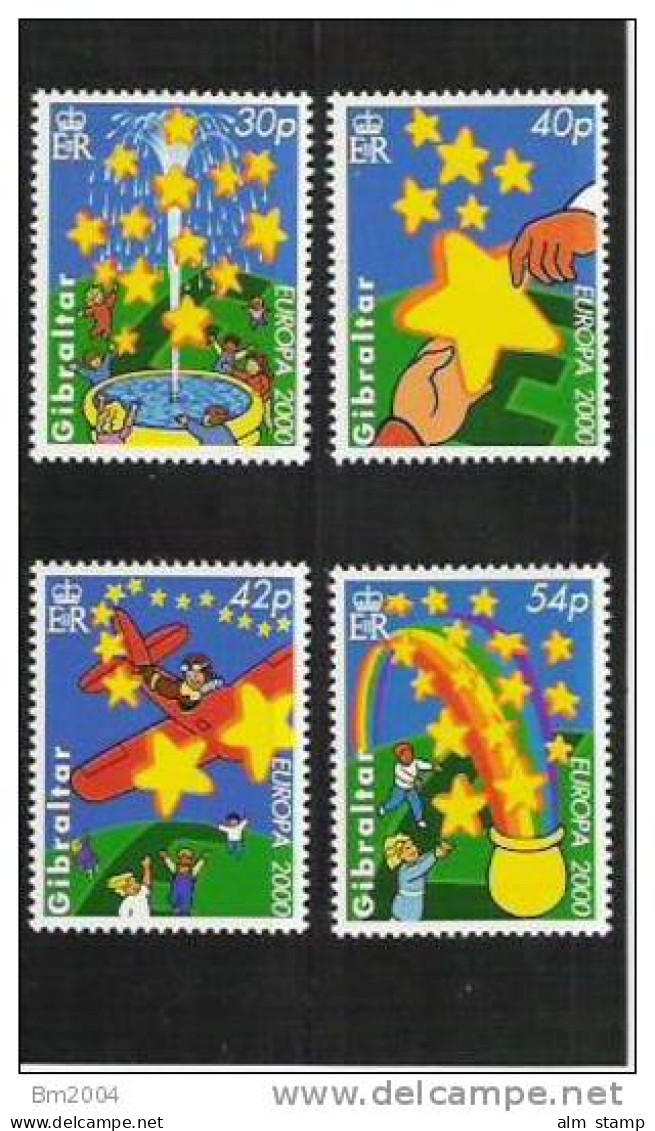 2000 Gibraltar Mi. 851-4 **MNH - 2000