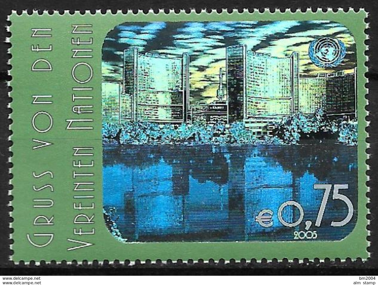 2005 UNO Wien Mi. 434 **MNH : Int. Center ( Hologramm ) - Ongebruikt