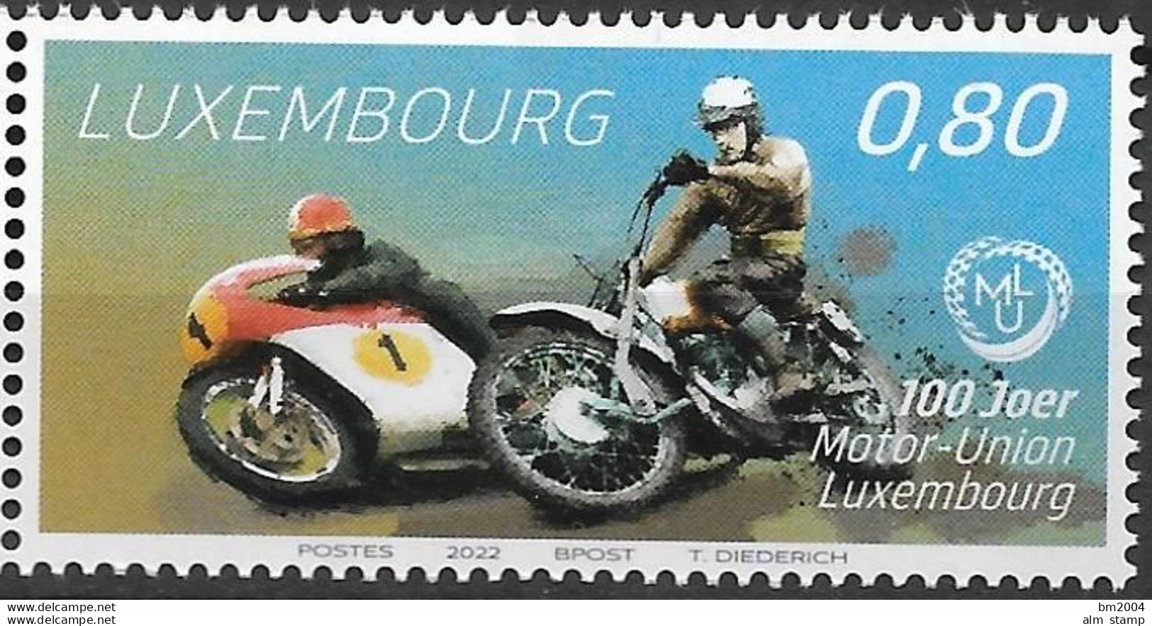 2022 Luxemburg Mi. 2299 **MNH   100 Jahre Motor-Union Luxemburg. - Unused Stamps
