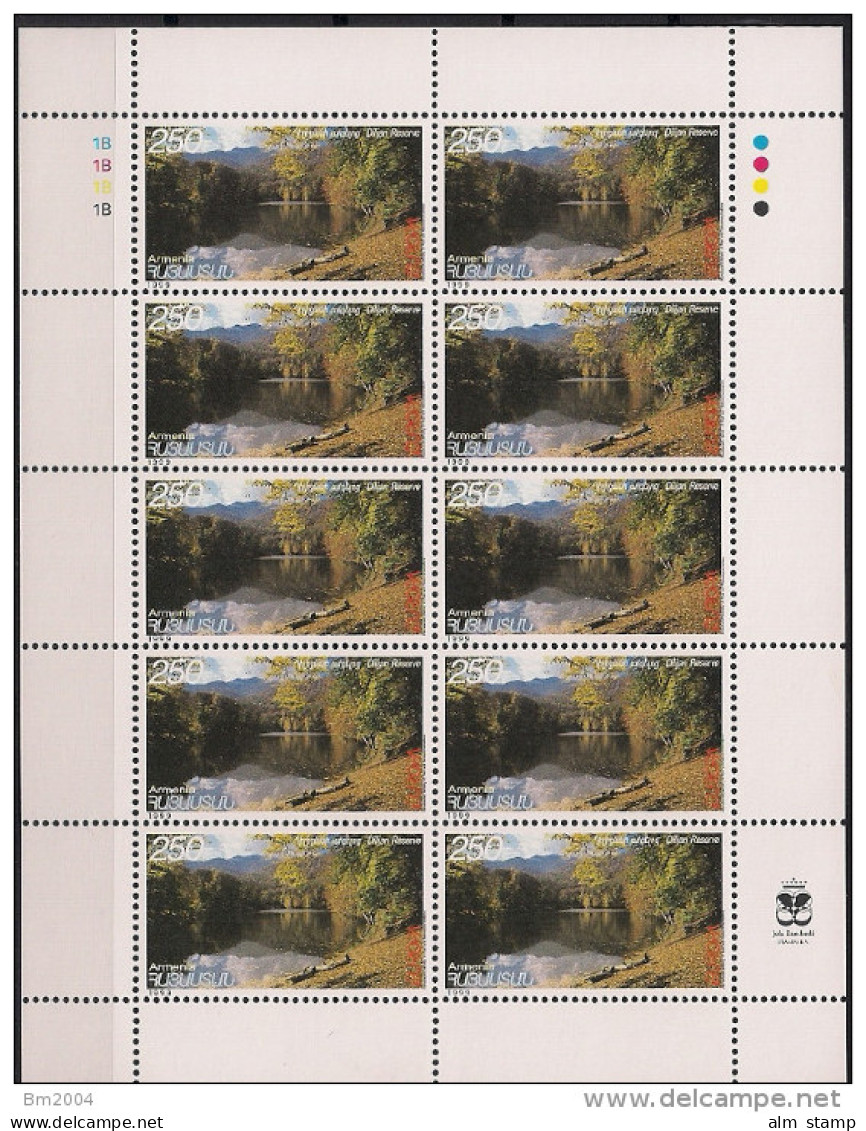 1999 Armenien  Armenia    Mi. 353-4**MNH  Europa: Natur- Und Nationalparks - 1999