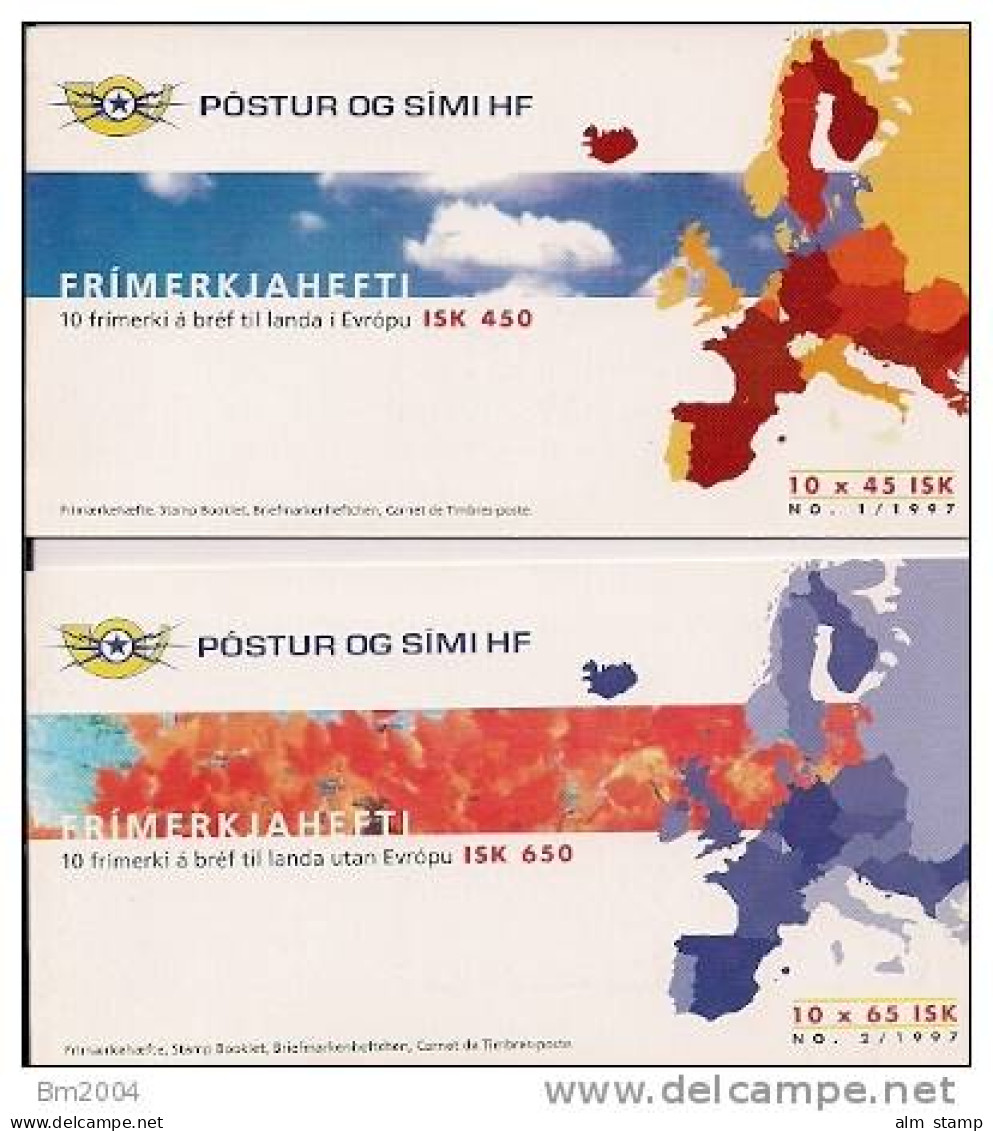 1997 Island Carnet Mi. 1002-3**MNH - 1997