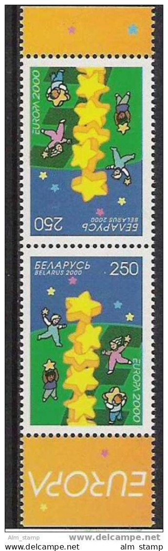 2000 Belarus  Weissrussland  Yv. 345  Mi. 369 **MNH    Téte - Béche  EUROPA Kind Mit Stern - 2000