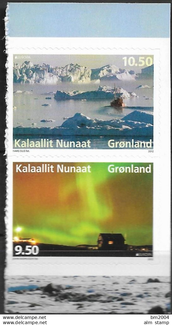 2012 Grönland   Mi. 615-6 **MNH  Europa: Besuche - 2012