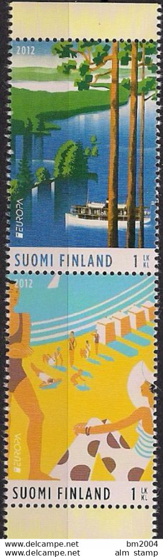 2012 Finnland Finland Suomi   Mi.2179-80 **MNH  Europa: Besuche - 2012