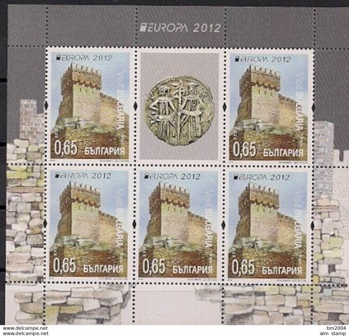 2012 Bulgarien  Mi. 5032-3 **MNH  Europa: Besuche - 2012