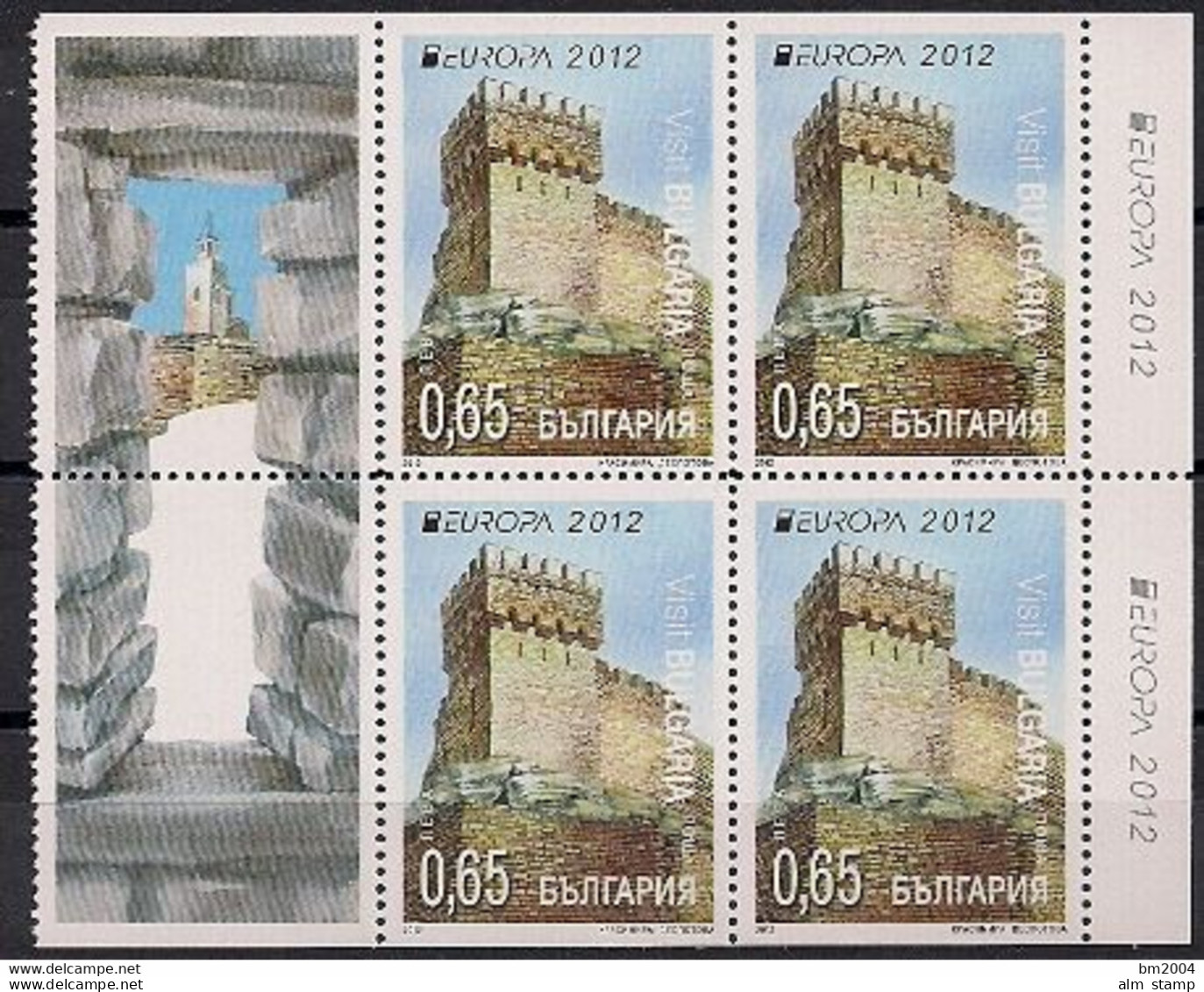 2012 Bulgarien  Mi. MH 11 **MNH  Europa: Besuche - 2012