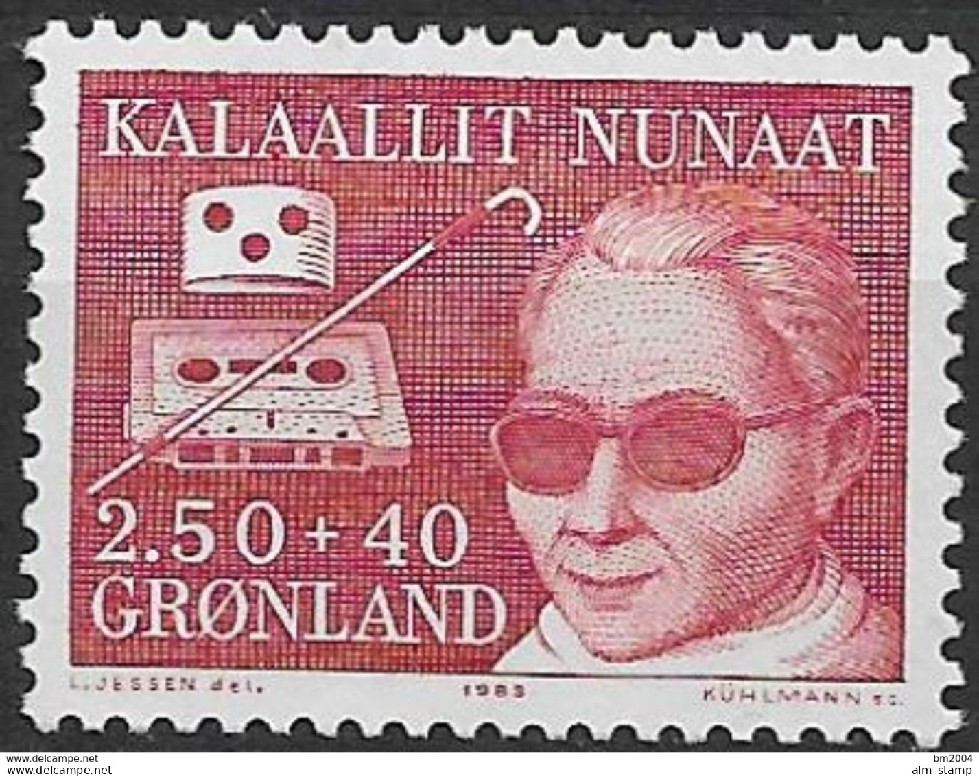 1983 Grönland Mi. 142 **MNH   Behindertenhilfe. - Nuevos