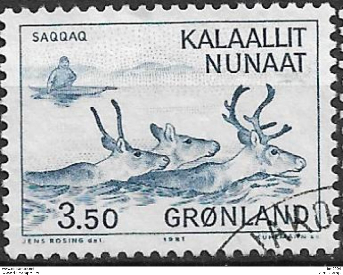 1981 Grönland Mi. 131-2 **MNH 1000. Jahrestag Der Besiedelung Grönlands Durch Europäer - Gebraucht