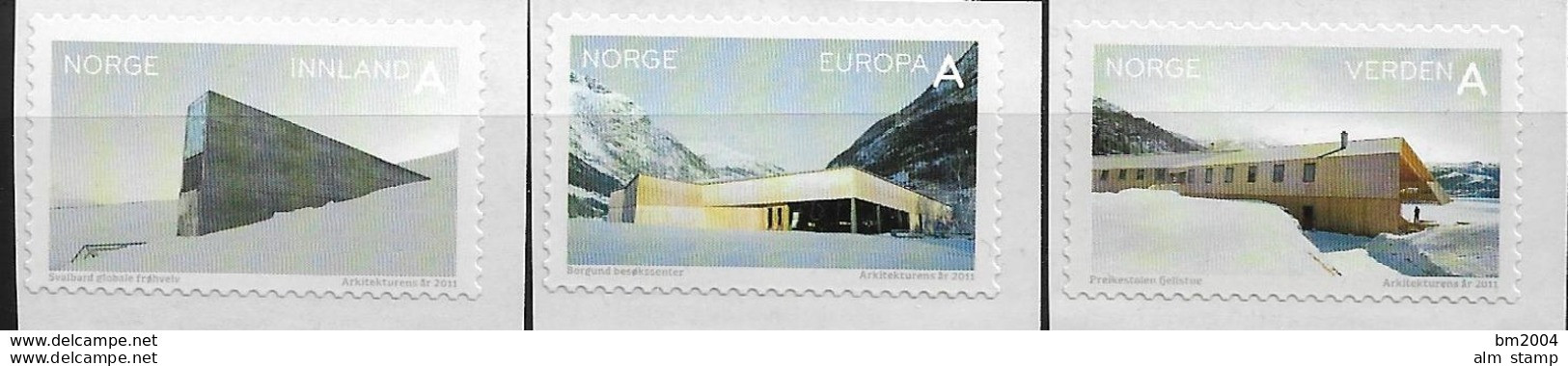 2011 Norwegen Norge Mi.1752-4 **MNH Tourismus. - Ongebruikt