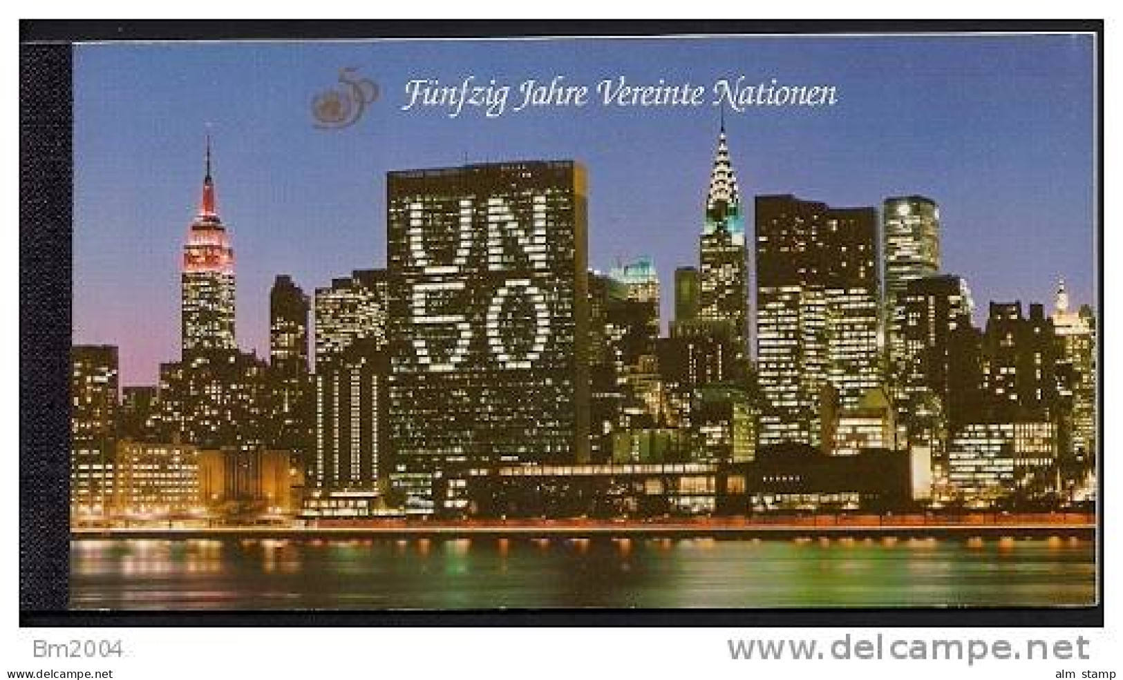 1995 UNO Wien MH 1 **MNH  50 Jahre UN - Markenheftchen