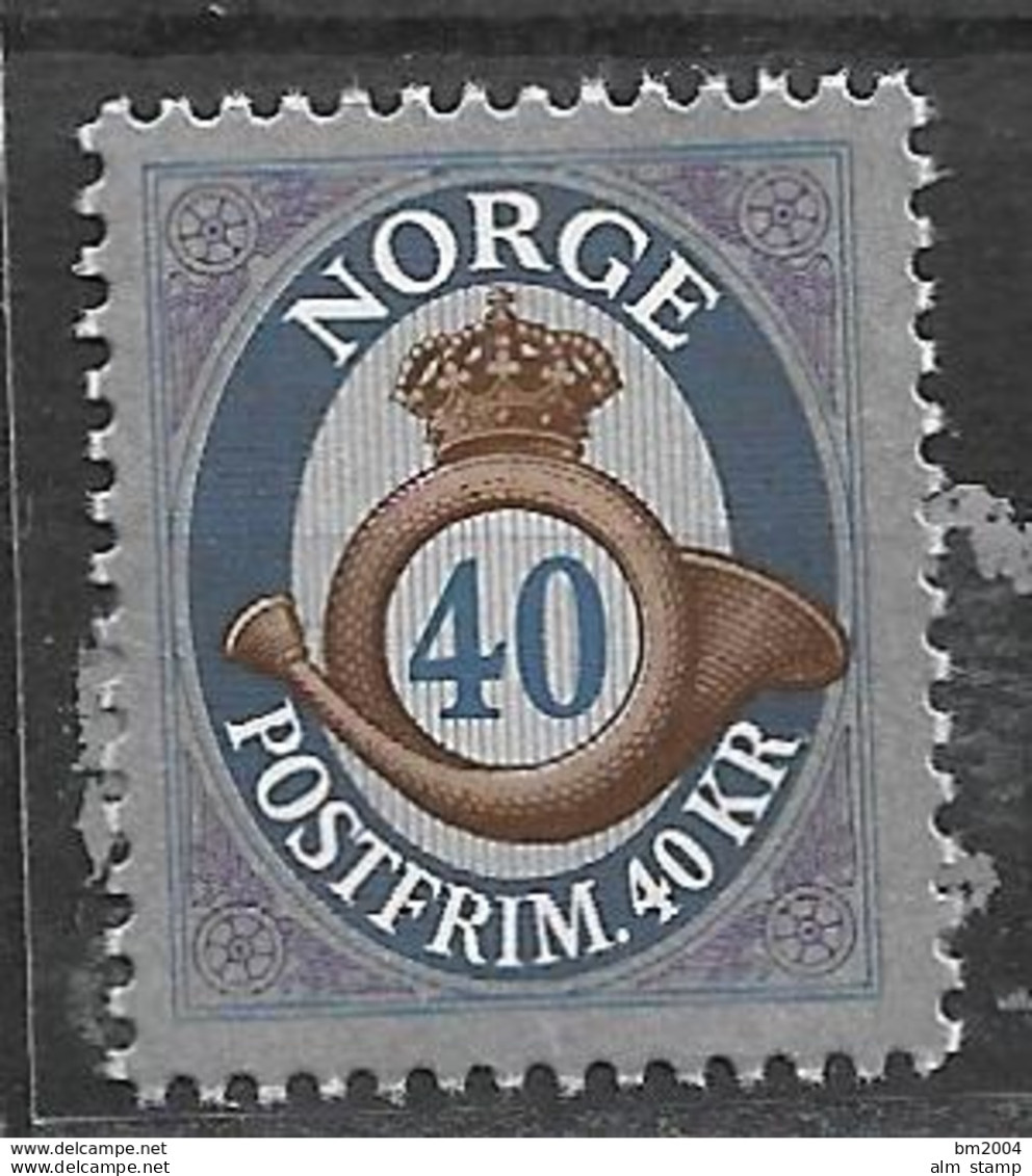 2012 Norwegen   Mi 1798   **MNH    Freimarke: Posthorn - Unused Stamps