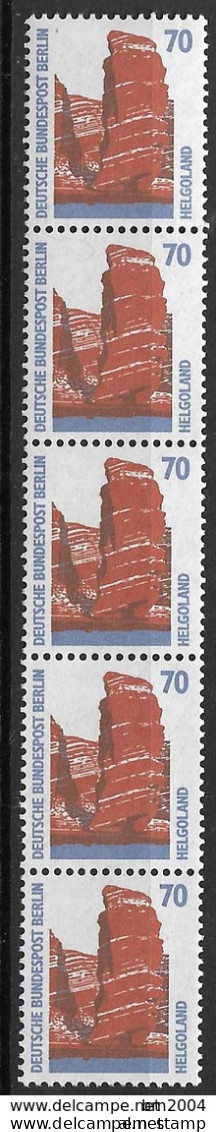 1990 Berlin Mi. 874 **MNH  Nr. 200 Sehenswürdigkeiten: Helgoland - Roulettes