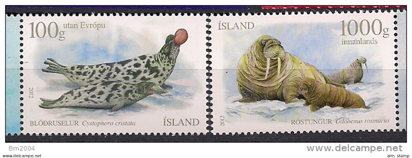 2012 Island Mi. 1367-8 **MNH   Robben - Ongebruikt