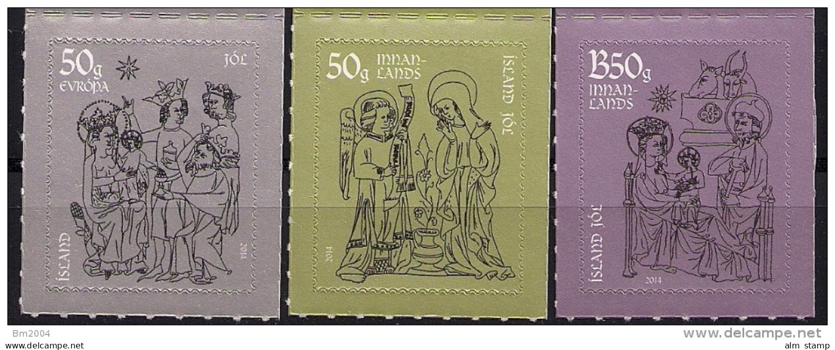 2014 Iceland  Island Mi. 1448-50 **MNH    Noel  Weihnachten - Unused Stamps