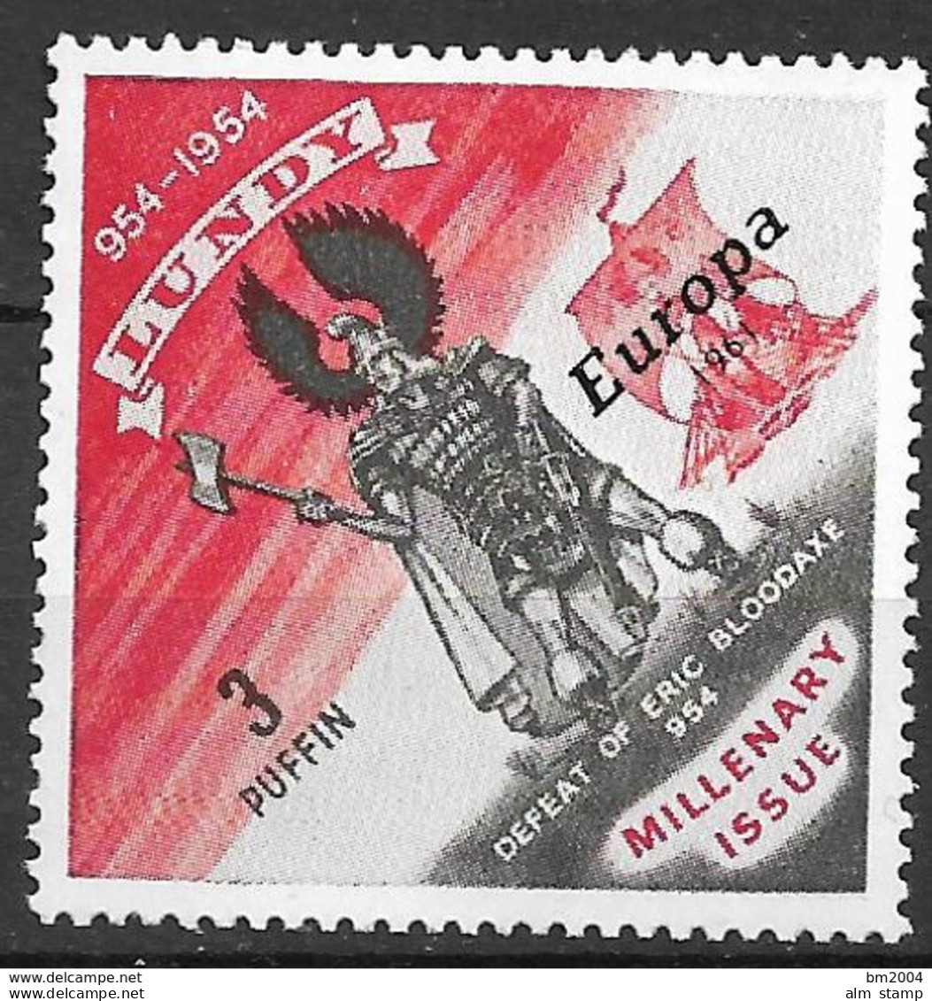 1961 Lundy  **MNH  Europa - 1961