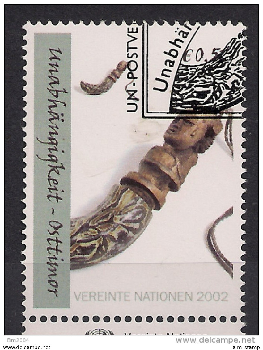 2002 UNO WIEN   Mi. 361used  Unabhängigkeit Osttimors - Gebraucht