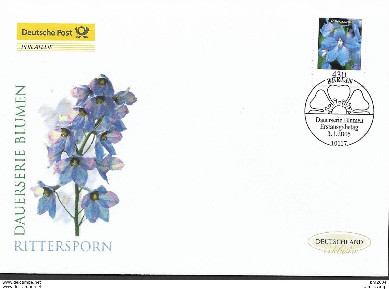 2005 Allem. Fed.  Deutschland  Mi  2435 FDC  Blumen  : Feldrittersporn (Consolida Regalis) - 2001-2010