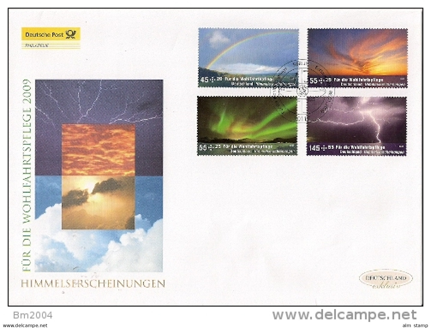 2009 Deuschland Germany   Mi. 2707-10 FDC  Himmelserscheinungen - 2001-2010