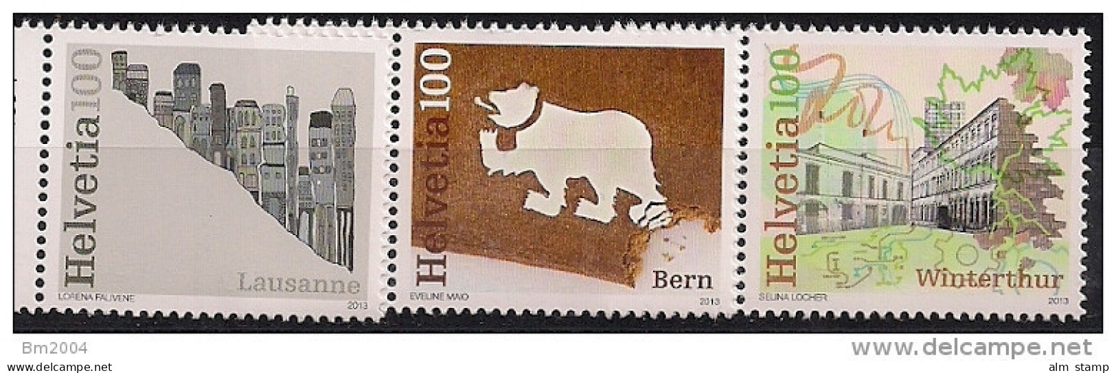 2013 Schweiz Mi. 2313-5  ** MNH  Städte Der Schweiz - Unused Stamps