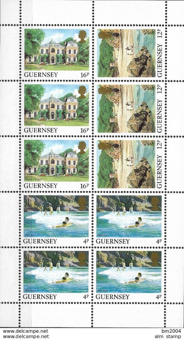 1988 Guernsey Mi. H Bl. 28 **MNH Ansichten Von Guernsey - Guernesey