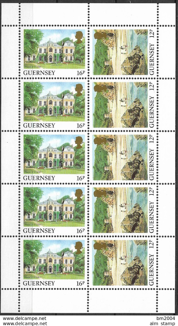 1988 Guernsey Mi. H Bl. 29 **MNH Ansichten Von Guernsey - Guernesey